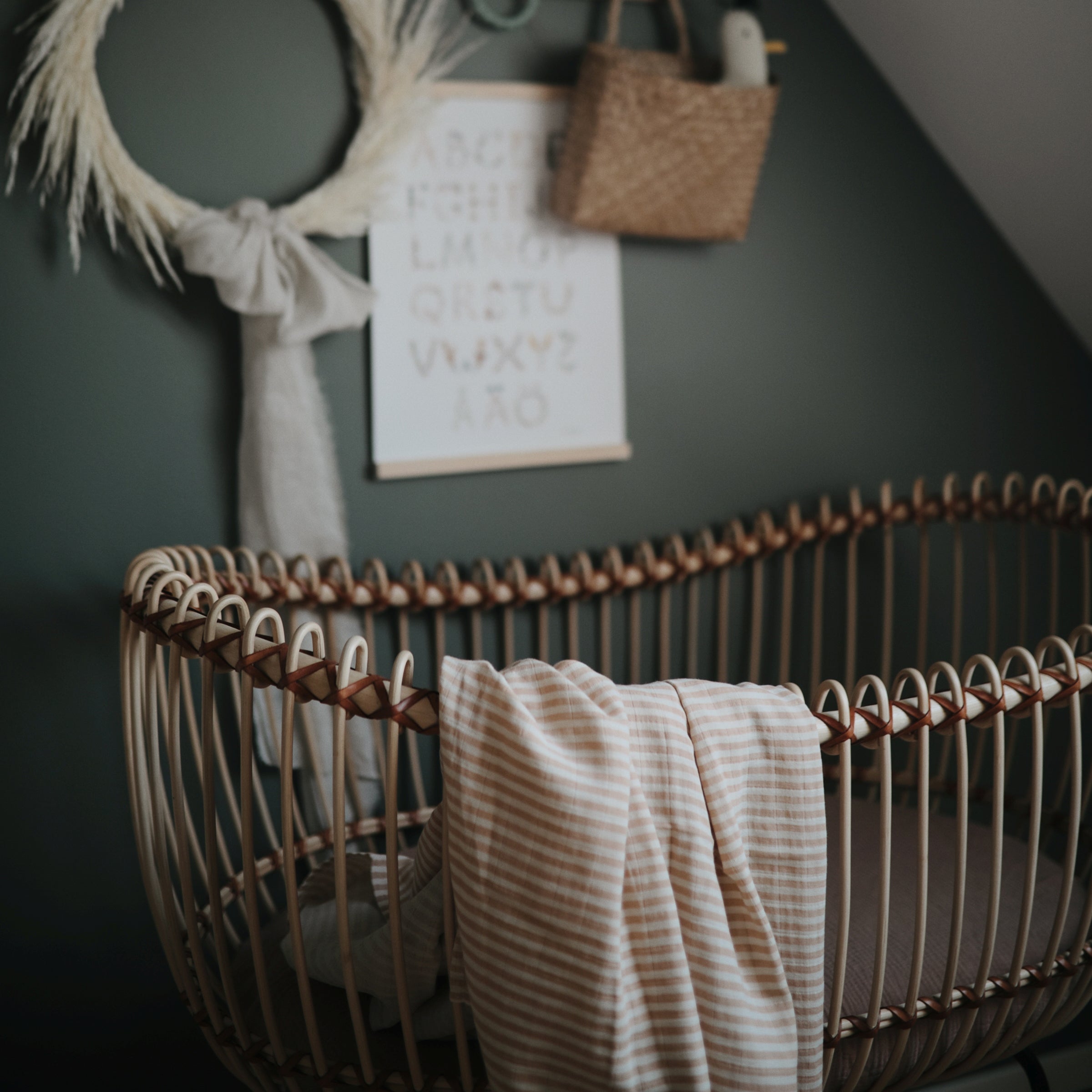 Image of Organic Cotton Muslin Swaddle Blanket