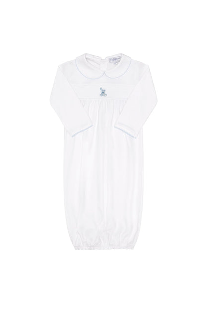 Blue Bear Embroidery Gown