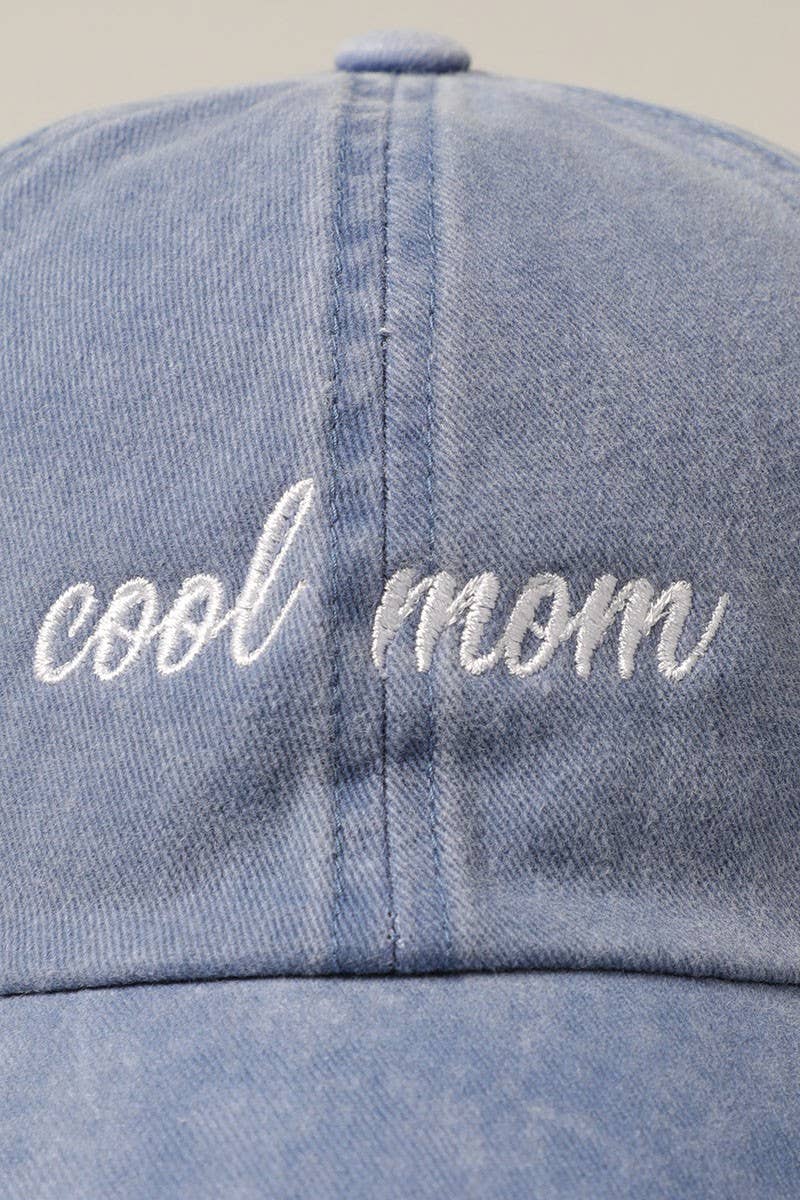 Image of COOL MOM Embroidery Baseball Hat