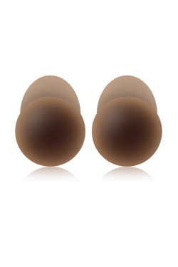 Image of NOOD - No-Show Extra Lift | Reusable Adhesive Lifting Nipple Covers: 4in / No 7 Bronze