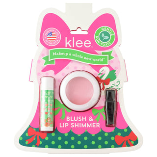 Klee Naturals - Tinsel Dream - Holiday Blush and Lip Shimmer Set: Garland Pop