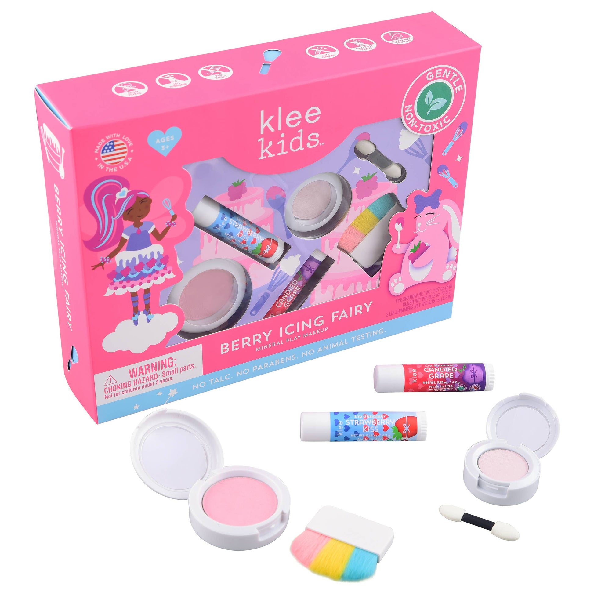 Berry Icing Fairy - Klee Kids Play Makeup 4-PC Kit