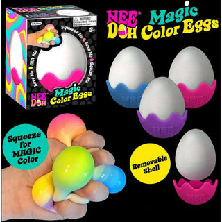 NeeDoh Magic Color Eggs Stress Ball