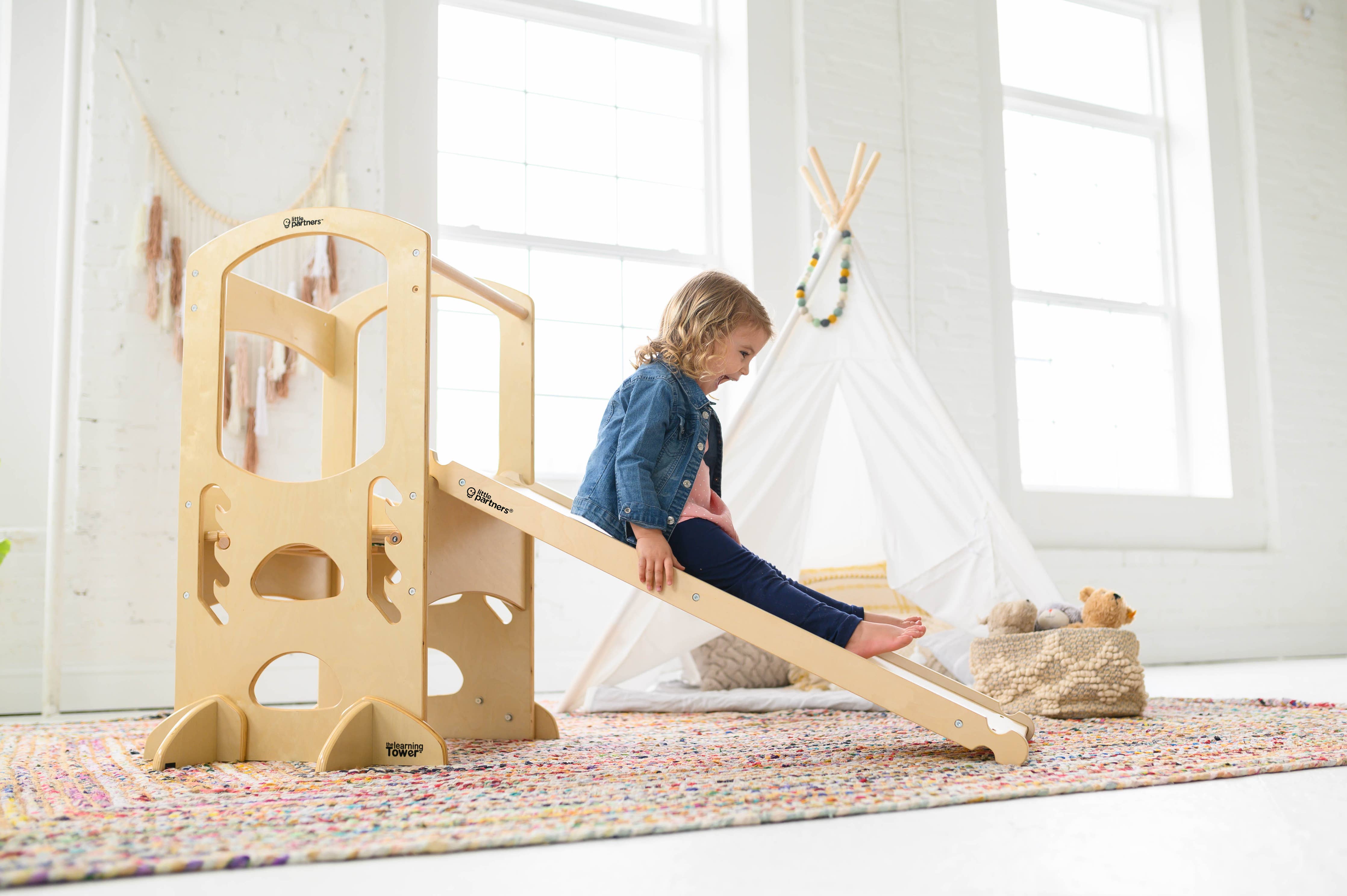 Image of Little Partners - 2-in-1 Climbing Ramp Slide