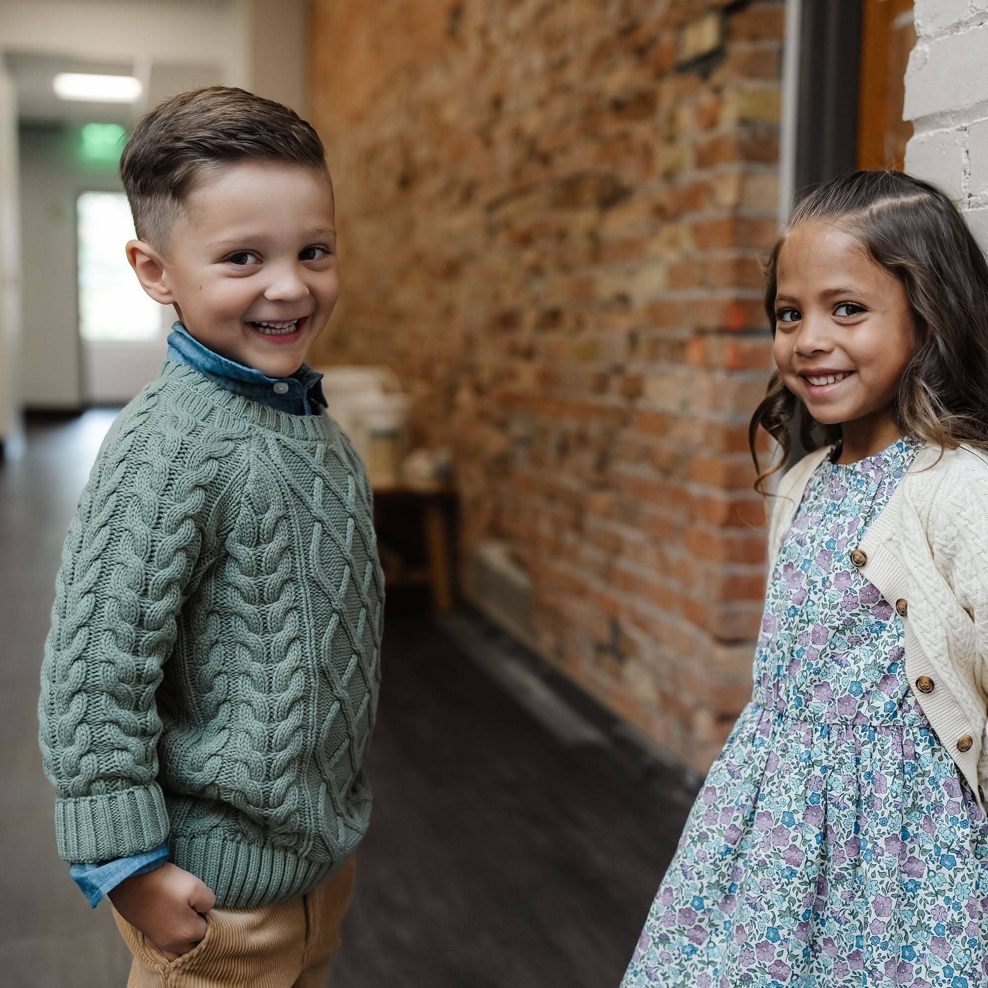 Image of Organic Raglan Fisherman Sweater