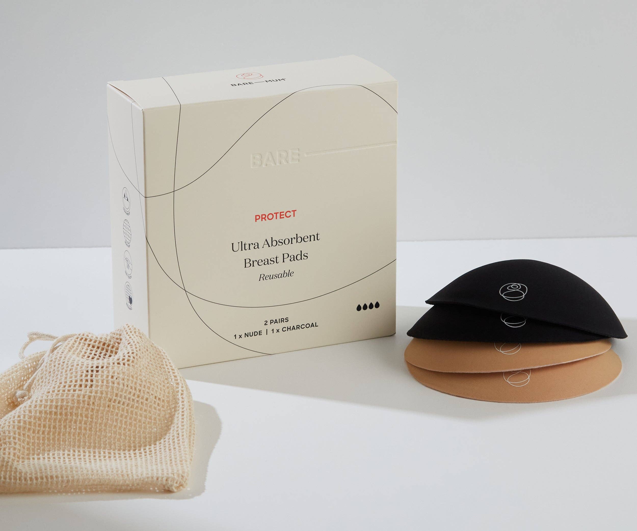 Image of Bare Mum - Ultra Absorbent Breast Pads