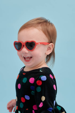 Candy Apple Hearts Kid and Baby Sunglasses Ages 0-2