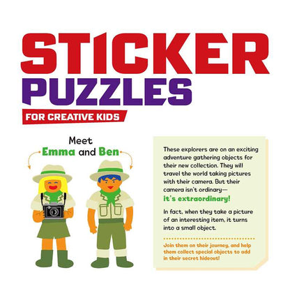 STICKER PUZZLES; ADVENTURES IN WONDERLAND by Gakken early childhood experts
