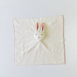 Image of Bunny -Organic Baby Lovey Security Knit Blanket Cuddle Cloth