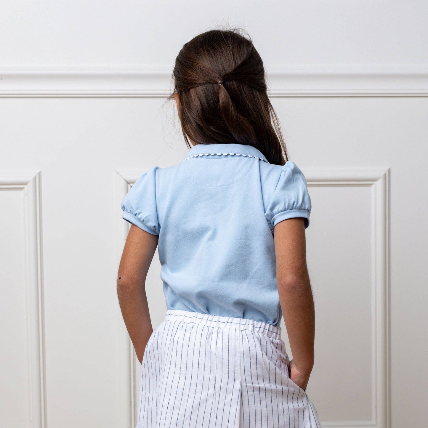 Hope and Henry - Organic Puff Sleeve Polo