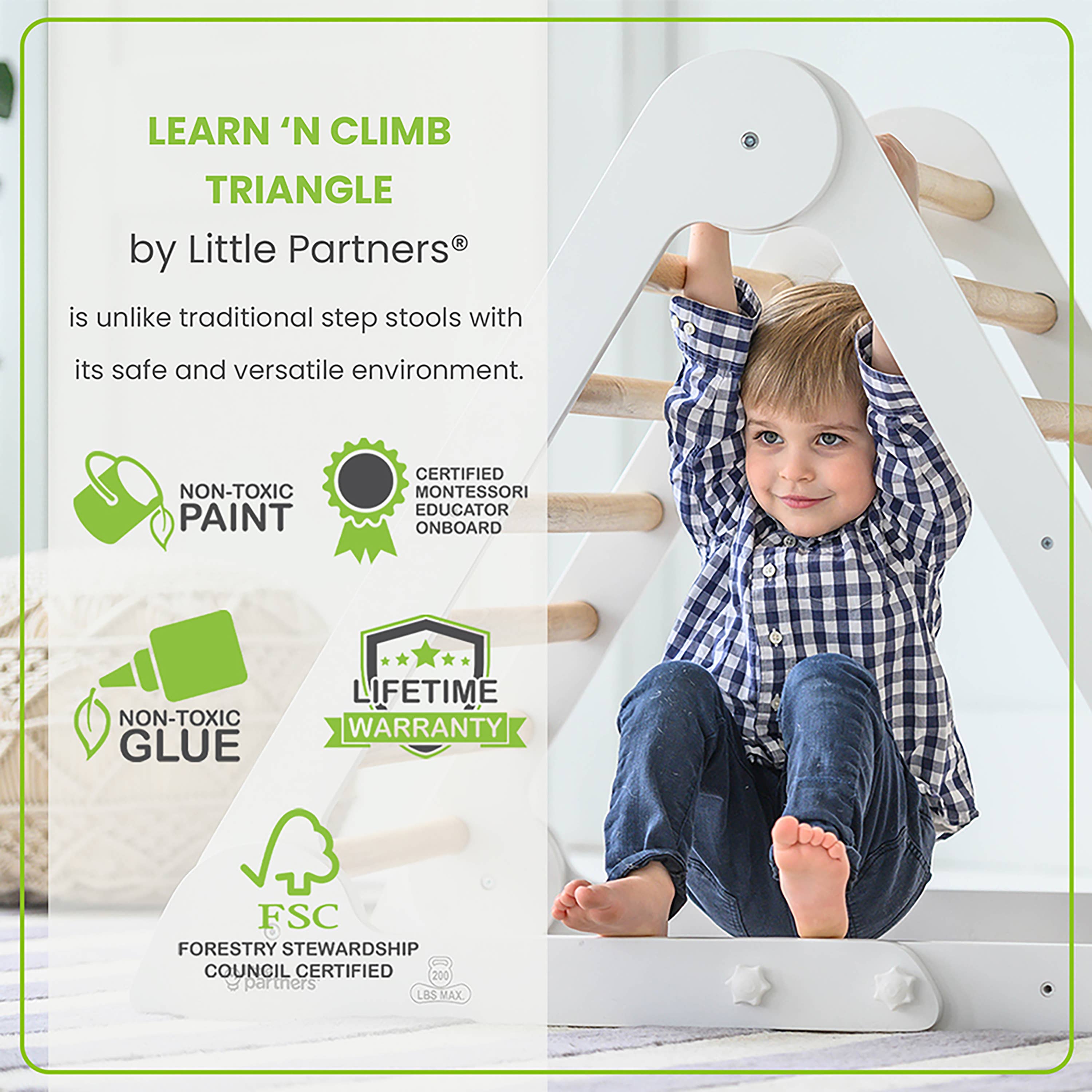 Image of Little Partners - Learn 'N Climb Triangle - Knock Down