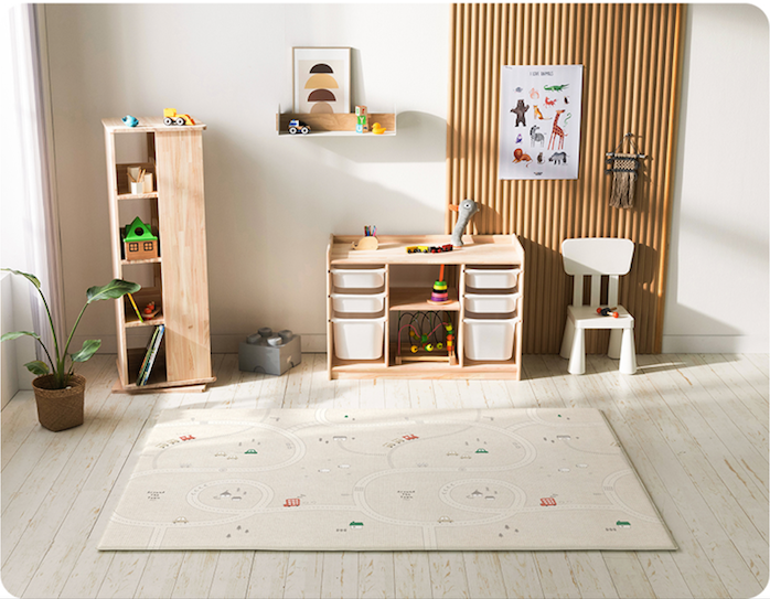 Image of Parklon - Around Town + Fabric Beige La Pure Soft Play Mat