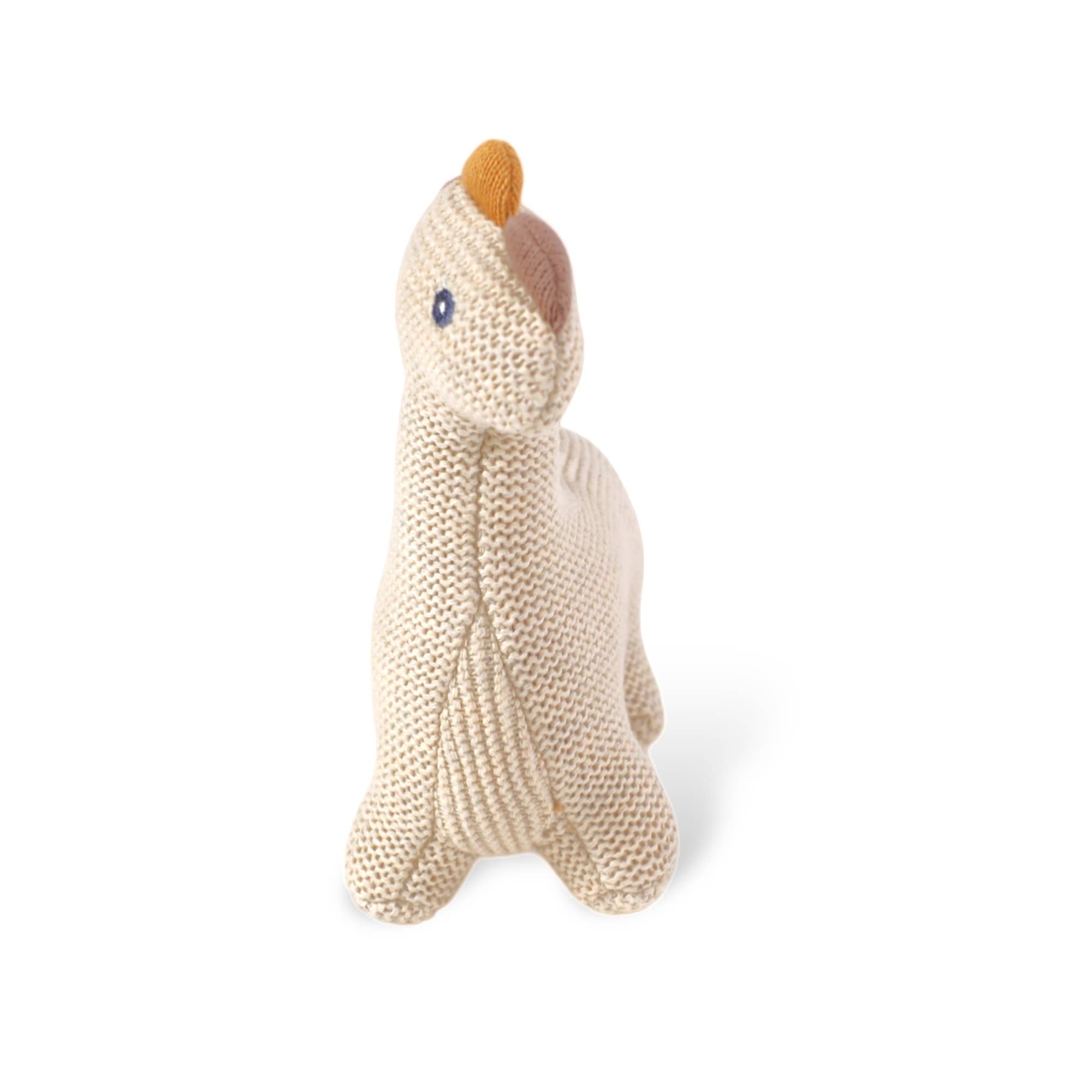 Dino Knit Stuffed Animal Soft Baby Toy