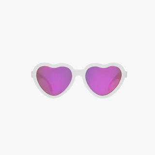 Babiators - Polarized Heart Sunglasses: Ages 0-2 / Frosted Pink