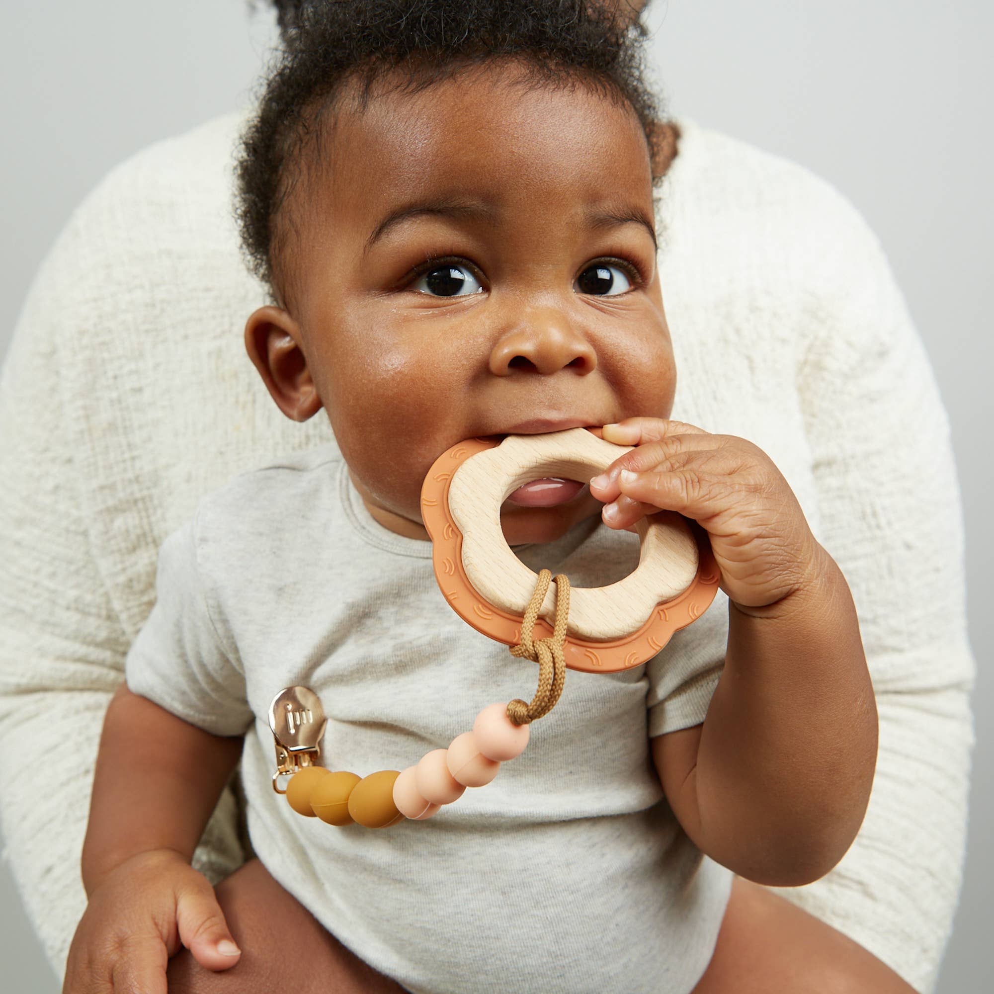 Honey Teether + Clip Set