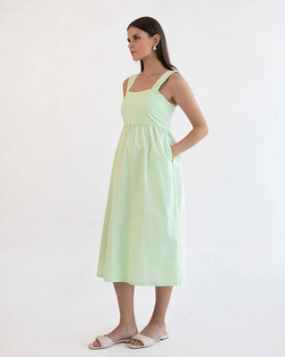 Nina Midi Maternity Dress