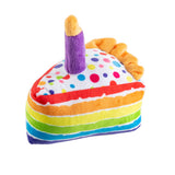 Haute Diggity Dog - Birthday Cake Slice Squeaker Dog Toy