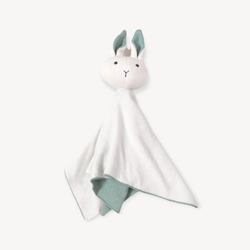 Image of Bunny -Organic Baby Lovey Security Knit Blanket Cuddle Cloth