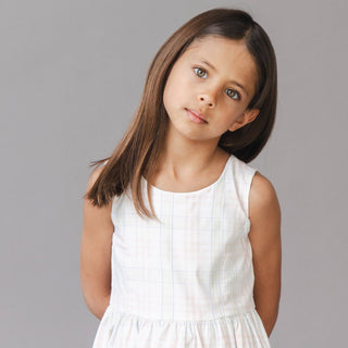Hope and Henry - Organic Button Back Party Dress
