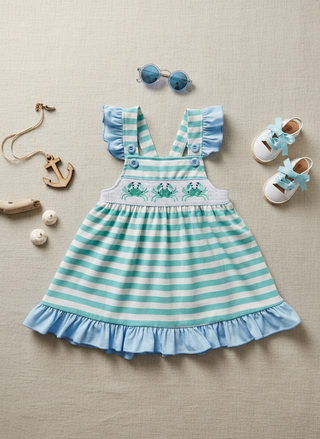 Smocked Crab Dress