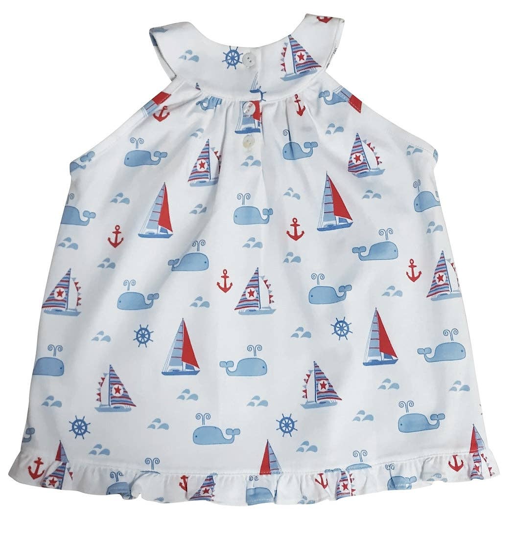 Marco and Lizzy - Nantucket Pima Cotton Girls Short Set