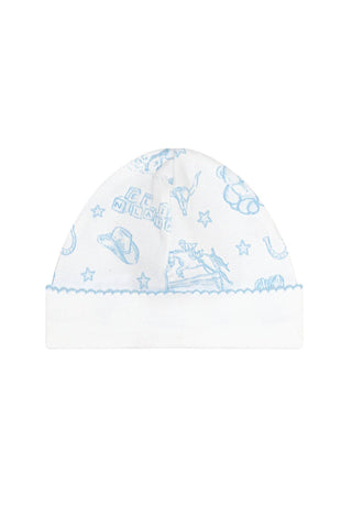 Nellapima - Blue Lone Star Toile Hat