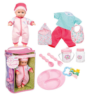 Toysmith - My Sweet Baby Deluxe Baby Ensemble 12-Piece Doll Playset