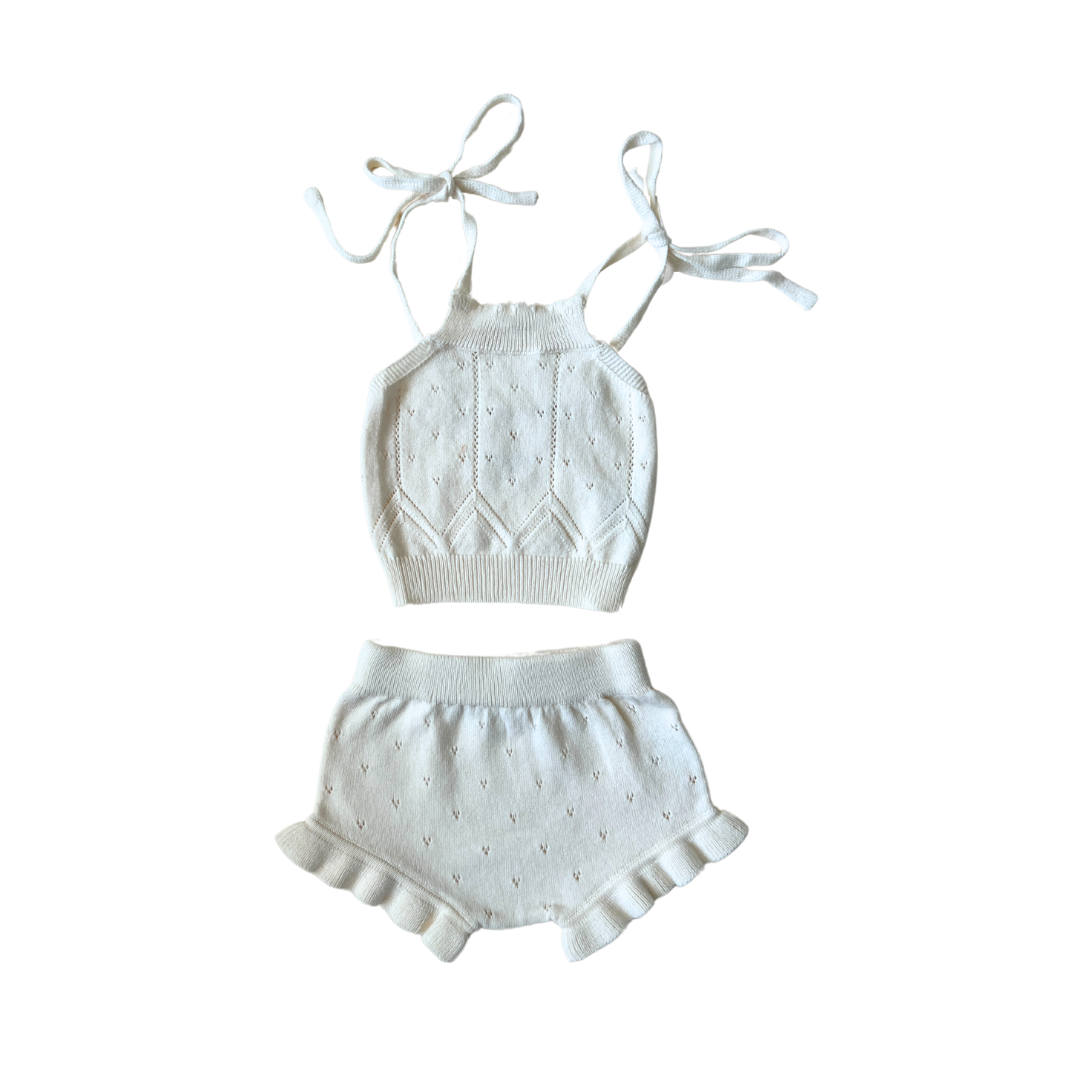 Image of Luna + Luca Pointelle Summer Set