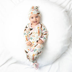 Image of Mermaid Newborn Gift Set - Making Waves, Bamboo Gown & Hat