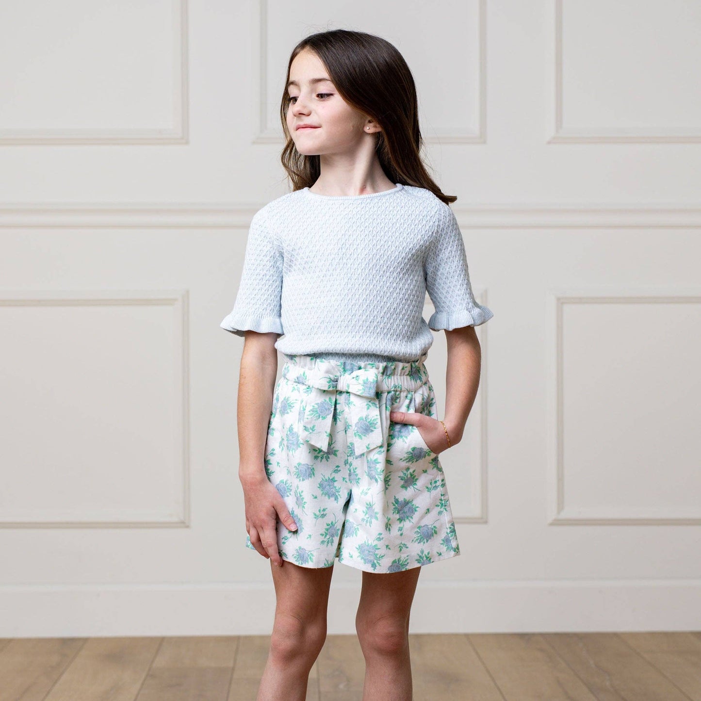 Hope and Henry - Linen Pull-On Paperbag Shorts
