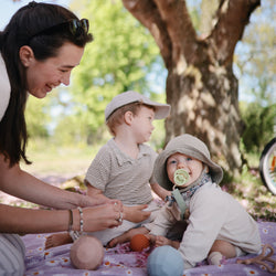 Image of FRIGG Rope Natural Rubber Pacifier 2-Pack