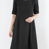 Sweet Mommy: Merino Wool Formal Maternity Dress