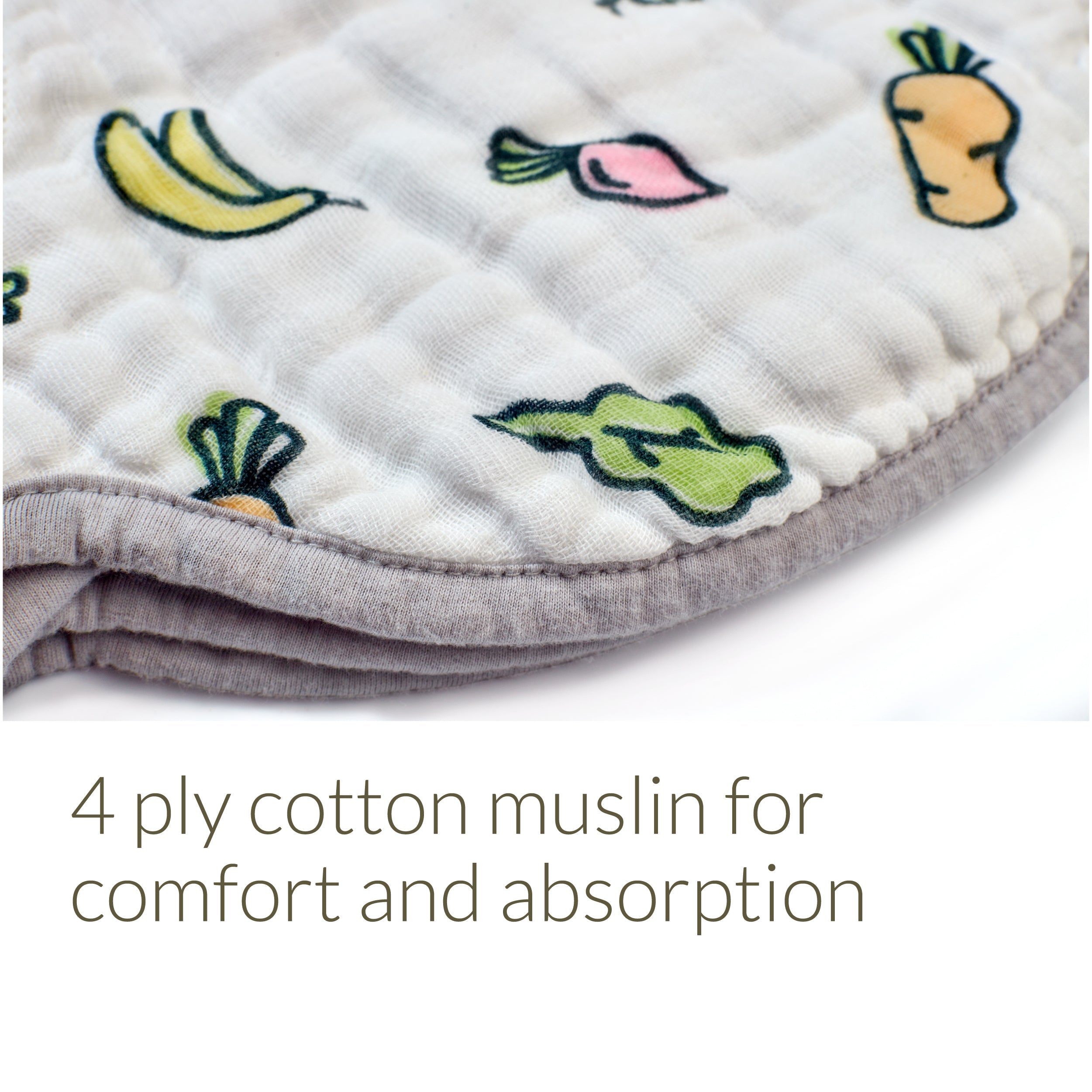 Image of 2-in-1 Non-Slip Burp Cloth and Bib