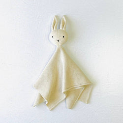Image of Bunny -Organic Baby Lovey Security Knit Blanket Cuddle Cloth