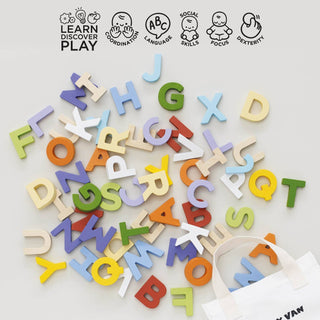 Le Toy Van - Wooden Alphabet Set & Bag