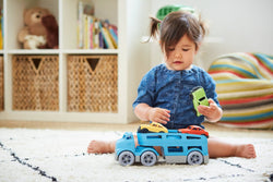 Image of Green Toys - Car Carrier w/ 3 Mini Cars