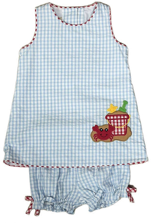 Marco and Lizzy - BABY GIRL CRABS BLOOMER SET