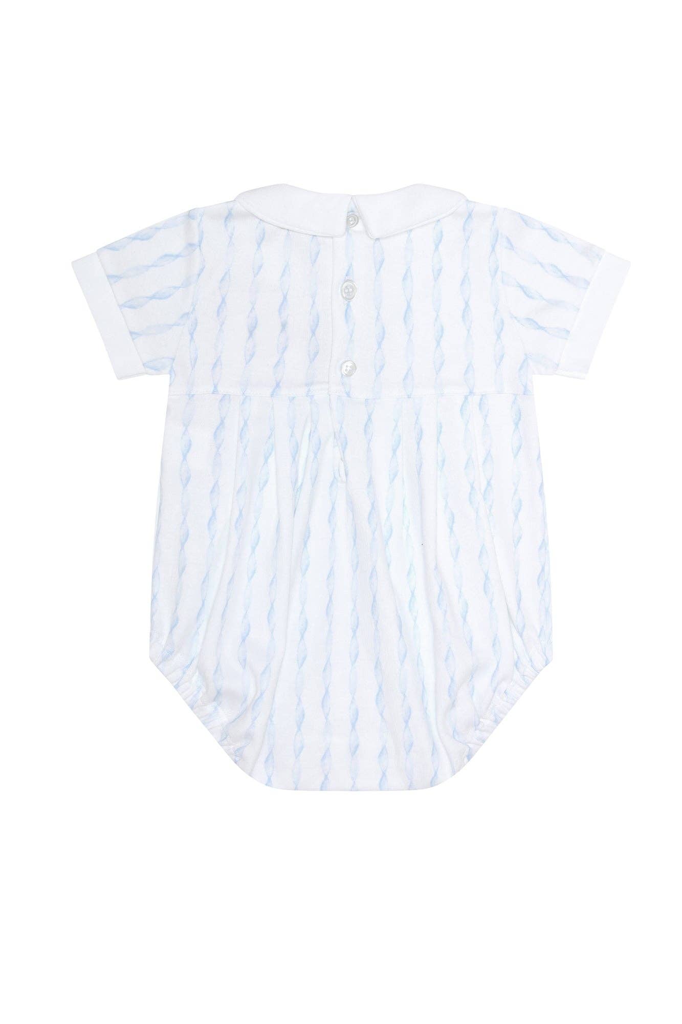 Nellapima - Blue Twirls Bubble: Blue / 0 - 3M