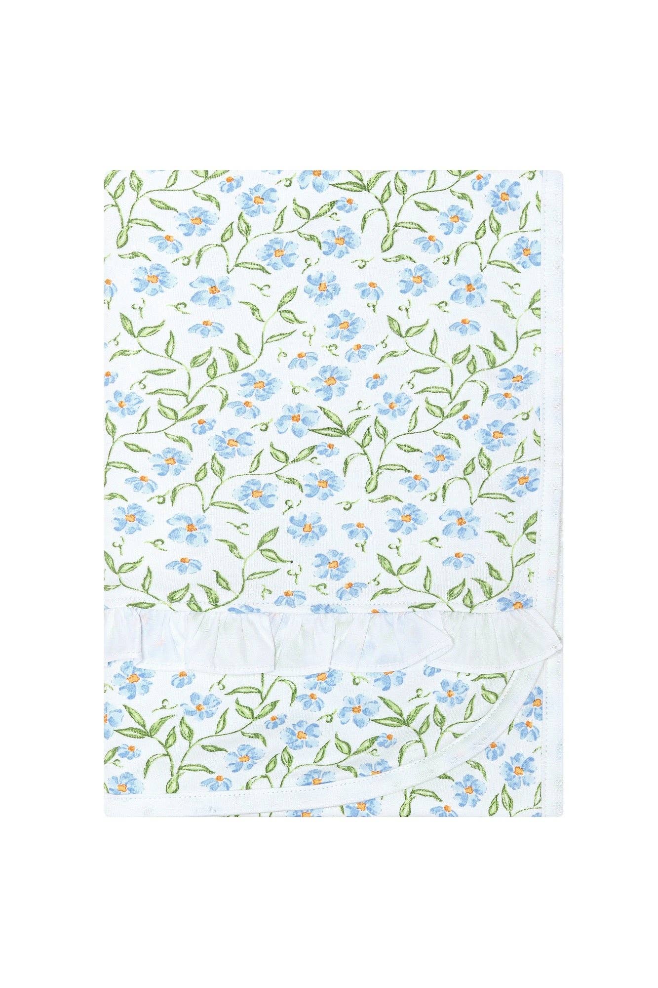 Nellapima - Blue Vines Print Blanket