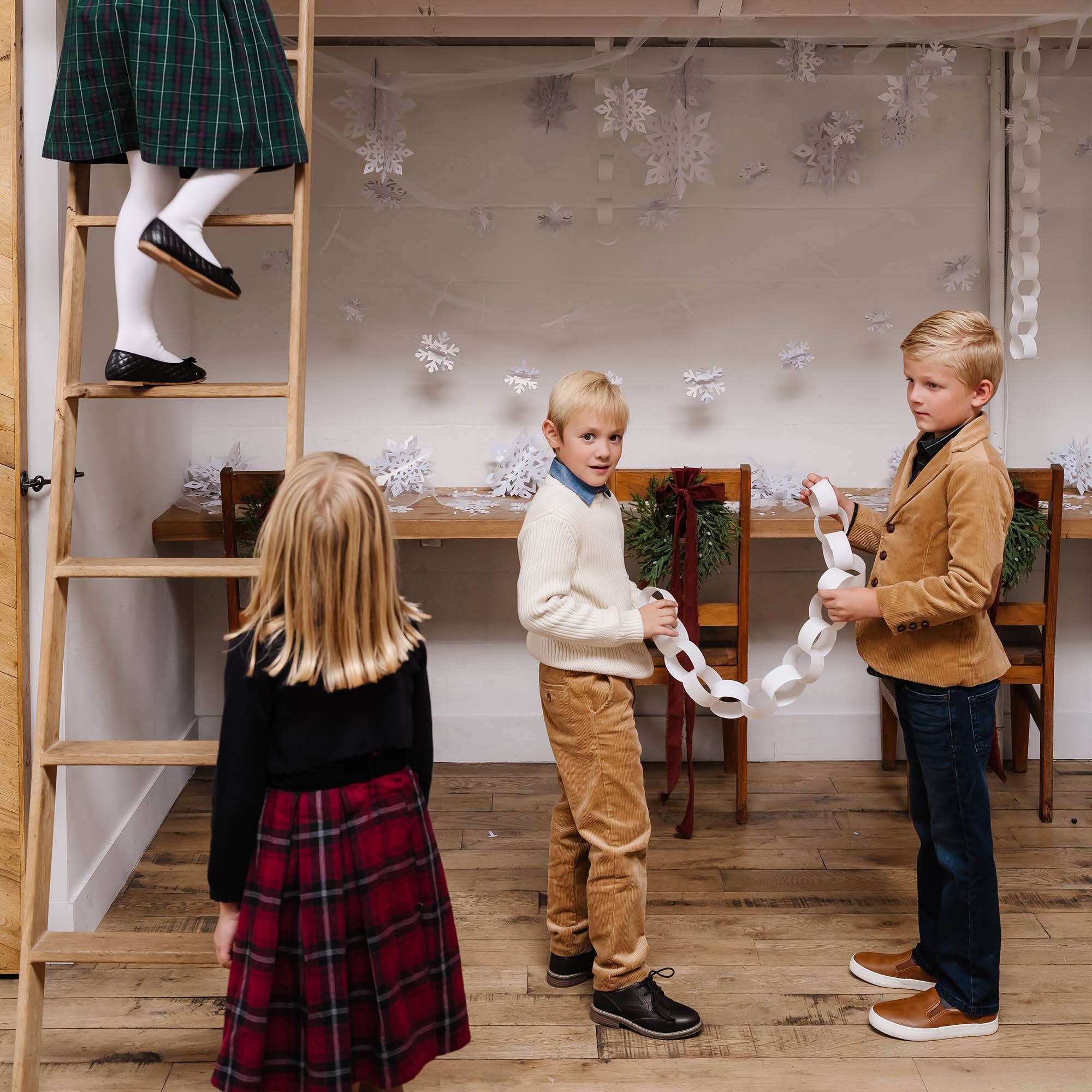 Image of Organic Peter Pan Collar Party Dress