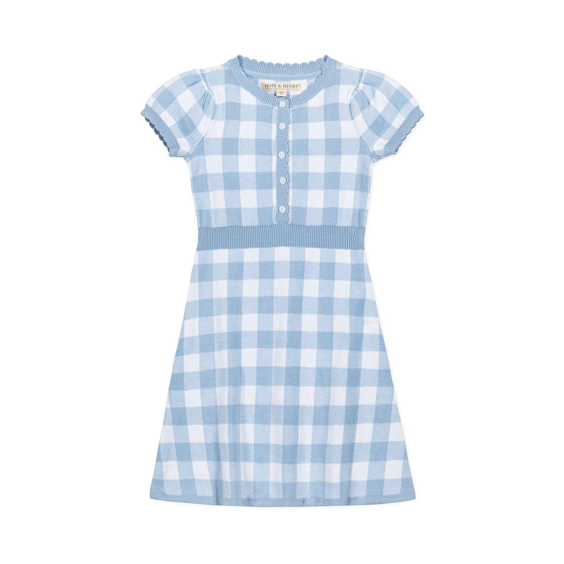 Organic Button Front Sweater Dress