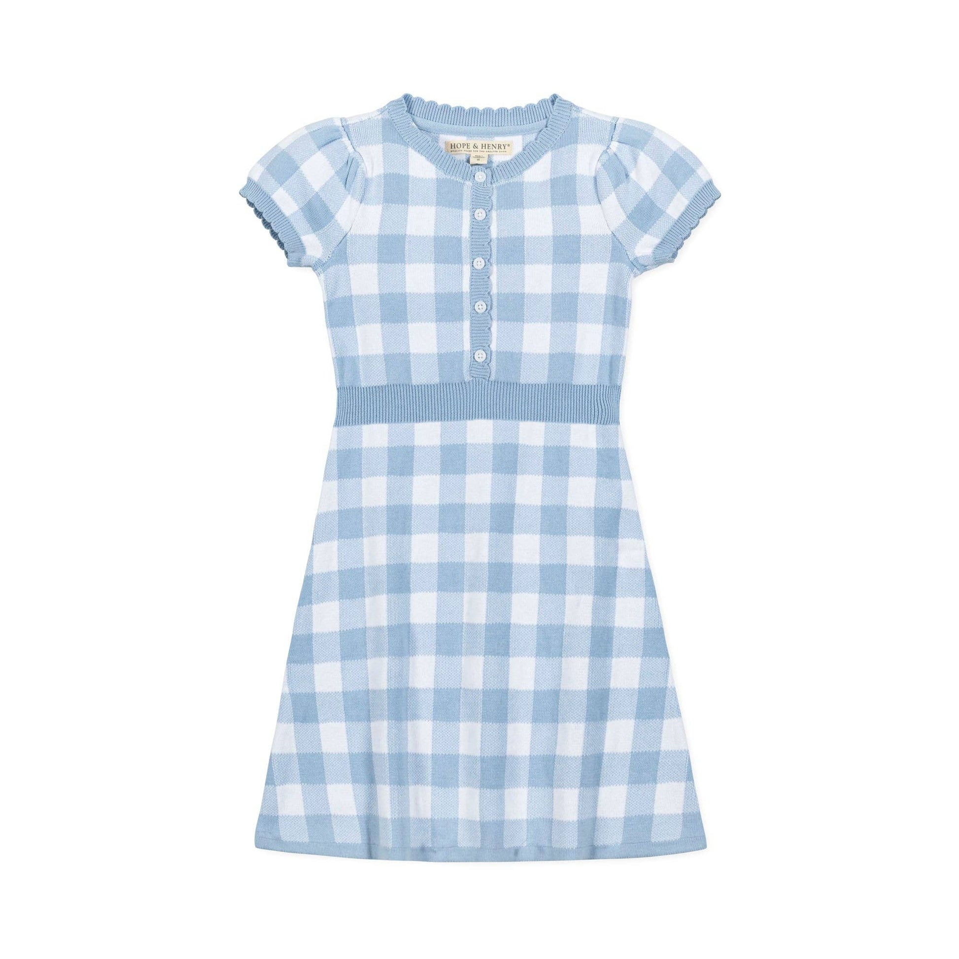 Organic Button Front Sweater Dress