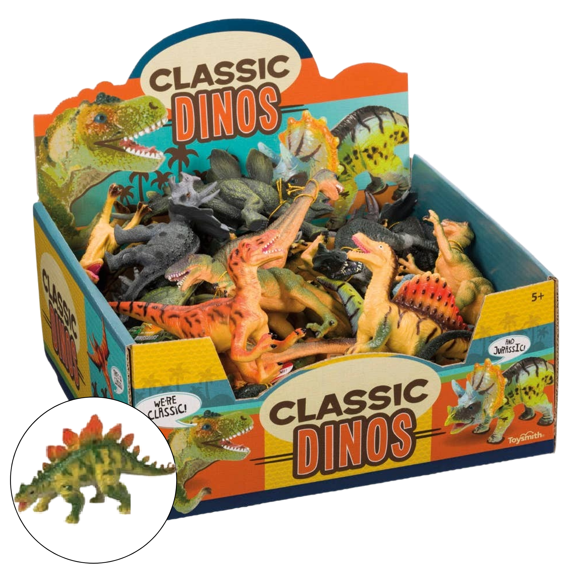 Toysmith - Classic Dinosaurs, Assorted Styles