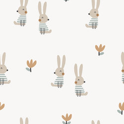 Image of Viverano Organics - Bunny Ruffle Tie Back Short Romper