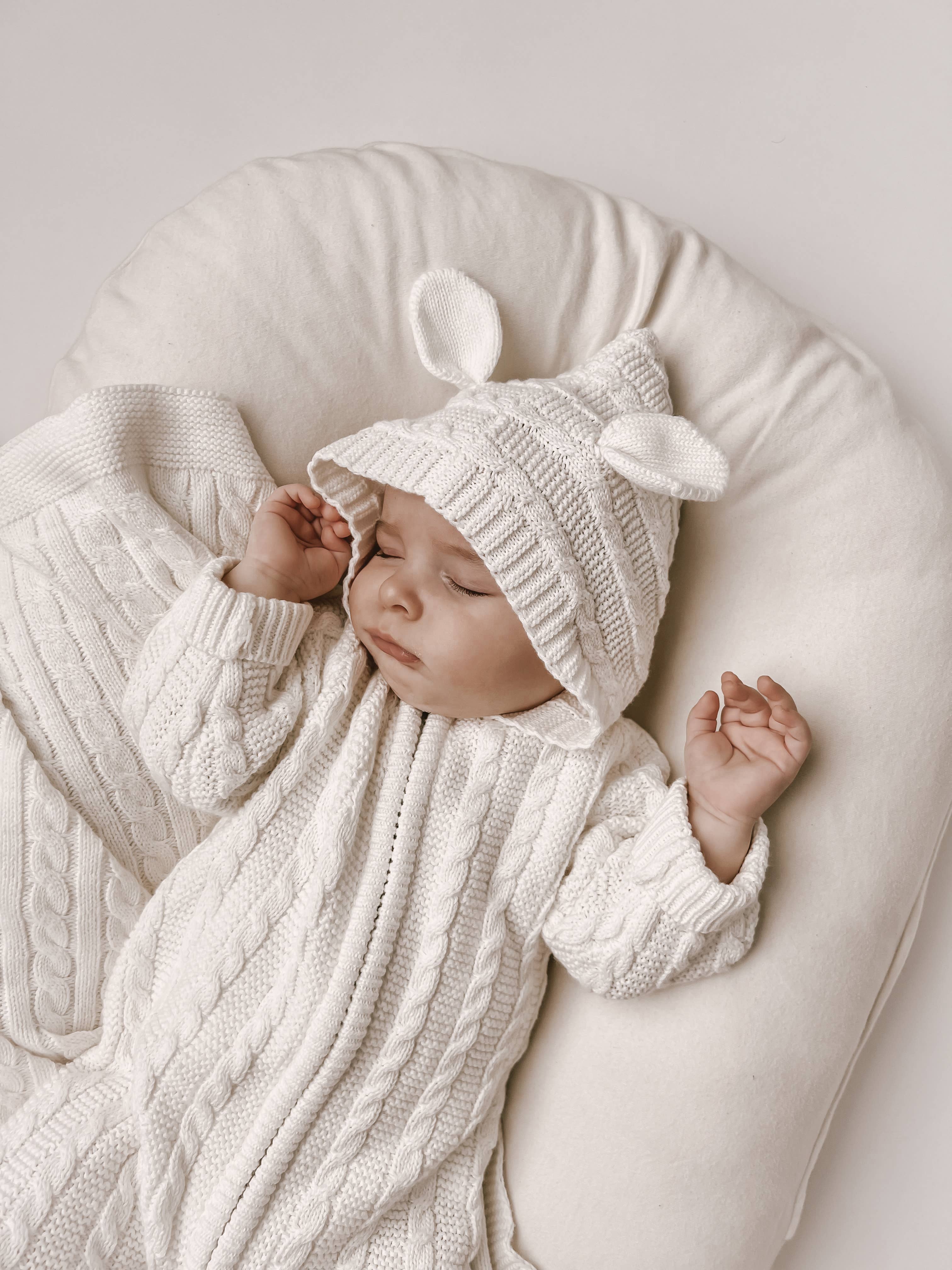 Image of Luna + Luca Baby Bear Jumpsuit
