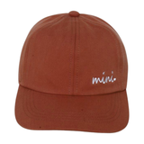 David And Young - KIDS 4-8 MINI ON SIDE EMBROIDERED BASEBALL CAP: SAGE