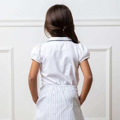 Hope and Henry - Organic Puff Sleeve Polo