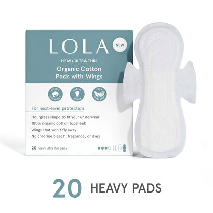 LOLA - 20ct Ultra Thin Pads w/ Wings, Heavy