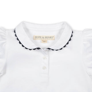 Hope and Henry - Organic Puff Sleeve Polo