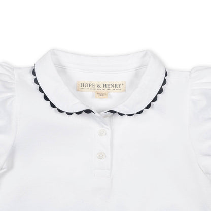 Hope and Henry - Organic Puff Sleeve Polo